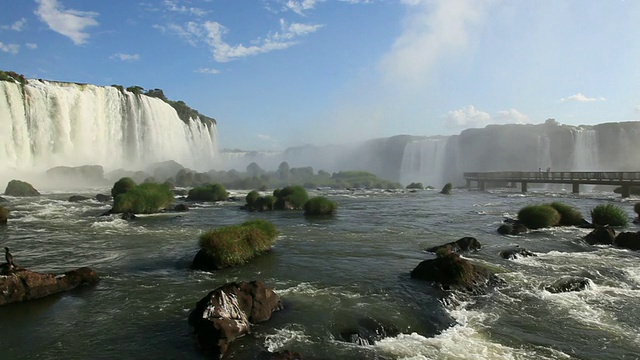 伊瓜苏瀑布高清视频。巴西视频下载