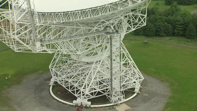 MS ZO鸟瞰图基地的罗伯特C伯德绿色银行望远镜在波卡洪塔斯县/西弗吉尼亚，美国视频下载