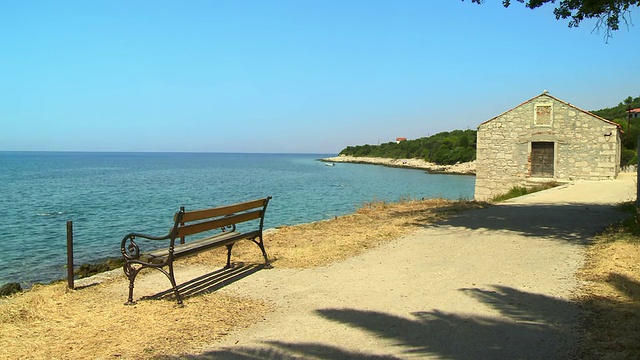HD:地中海田园般的海滩景色视频素材