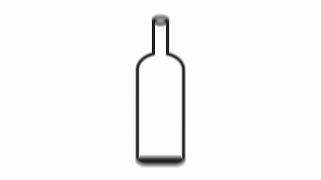酒瓶背景:将酒瓶放在地板上(擦拭)视频下载