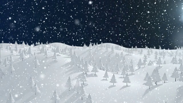 圣诞快乐文字动画视频素材
