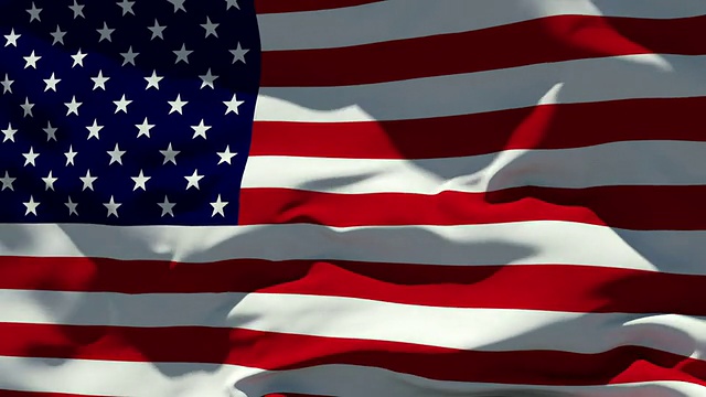 美国国旗|可循环视频素材