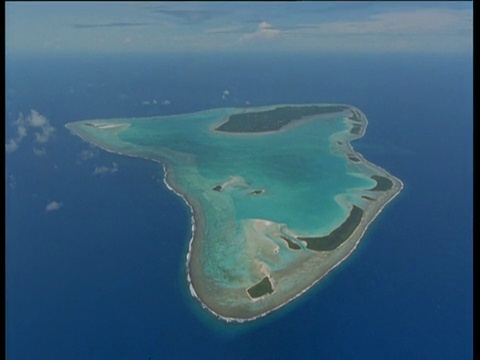 珊瑚环礁,Aitutaki视频下载