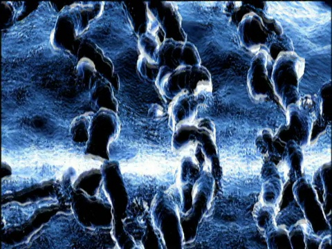 图像从细胞外穿过基因到DNA视频下载