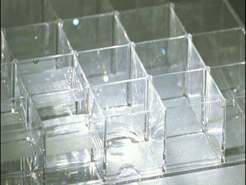 在实验室将液体移液到玻璃托盘中视频下载