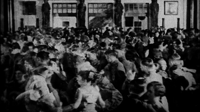 1920年的军校学员+毕业舞会上的约会/西点军校，纽约/纪录片视频下载
