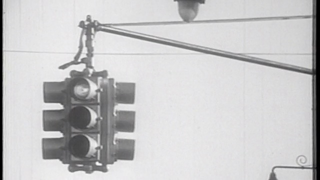 1939年近景交通灯变化/纪录片视频下载