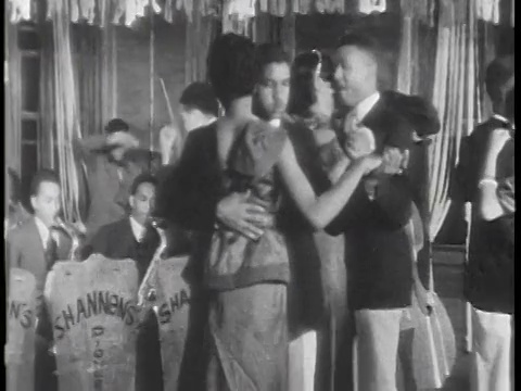 1930年代PAN黑人夫妇在夜总会跳舞/阿拉巴马/纪录片视频下载