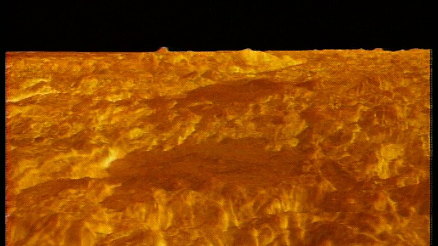 计算机动画天线在金星表面视频素材