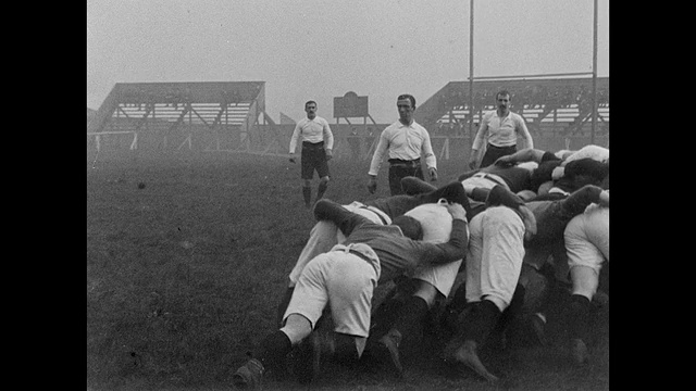 1901年索尔福德在橄榄球场上迎战巴特利视频下载