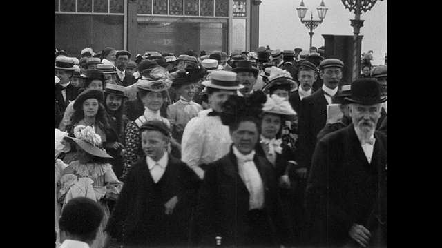 1901年，西区莫克姆码头游行视频下载
