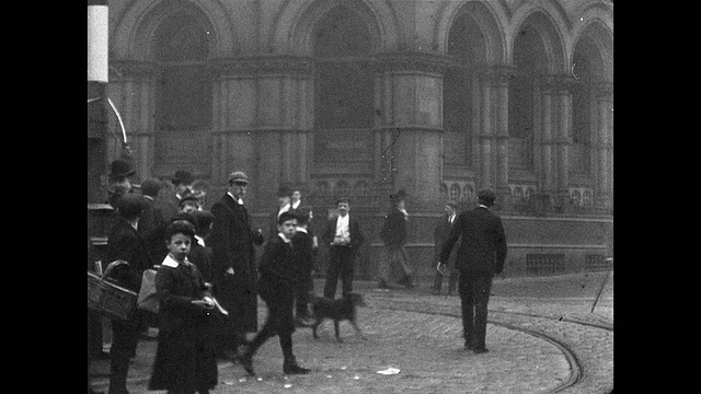 哈利法克斯的街景，1902年视频素材
