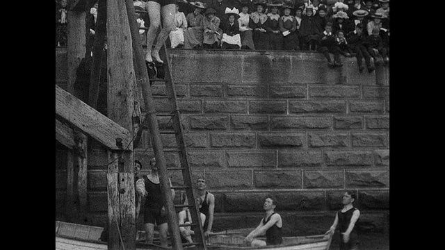 1901年在北希尔兹港举行的泰恩茅斯游泳盛会视频下载