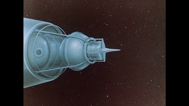 苏联Sputnik太空发射概述视频素材