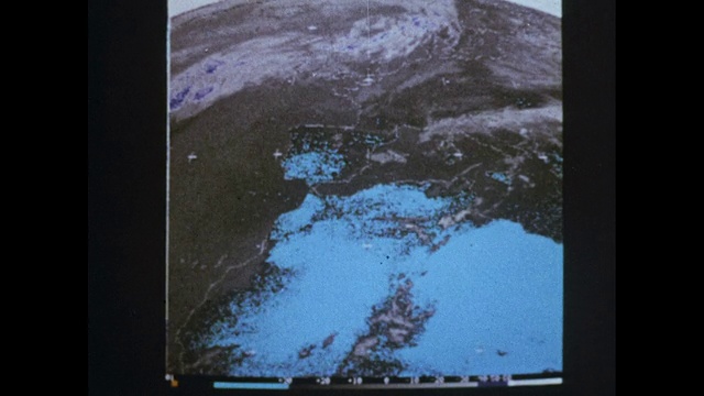 苏联的流星气象卫星帮助预测天气模式视频下载