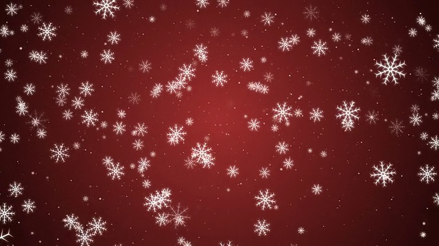 Loopable圣诞雪花视频素材