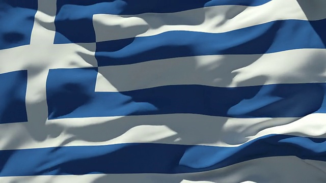 希腊的国旗视频素材