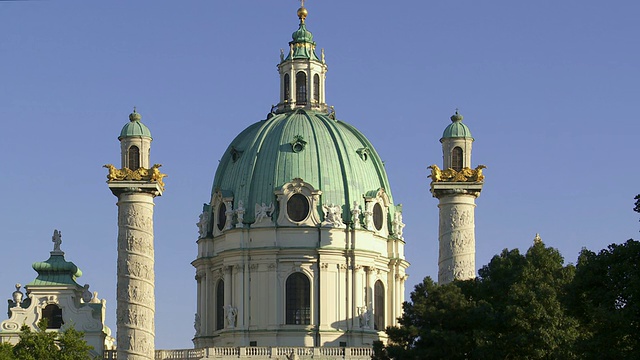 维也纳圣查尔斯教堂(St. Charles's Church)视频下载