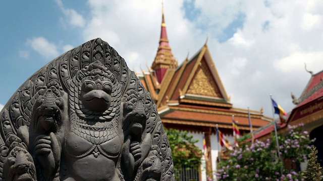 柬埔寨暹粒的寺庙视频下载