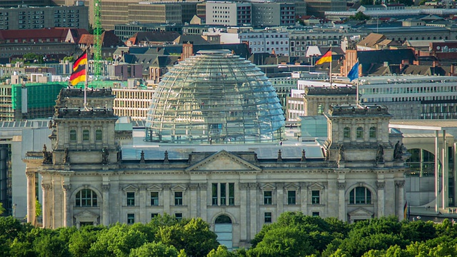 德国柏林德国国会大厦视频素材