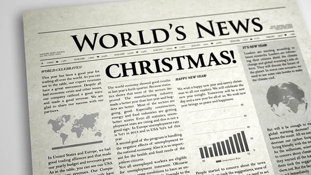 圣诞和新年报视频下载