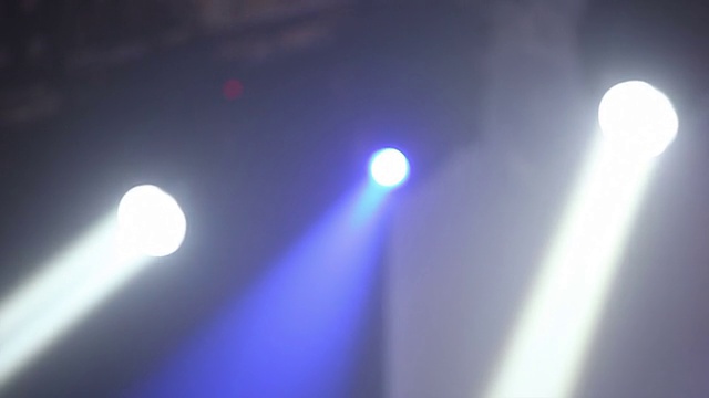 舞厅的舞台灯光视频素材