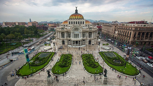 墨西哥城的贝拉斯阿尔特宫视频下载