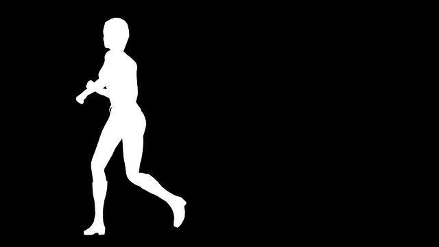 奔跑的女人(可循环)视频下载