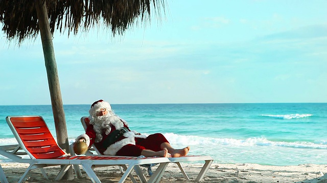 圣诞老人海滩度假村视频下载