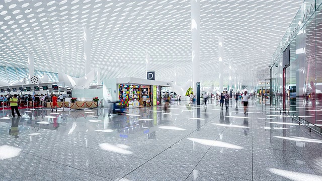 中国深圳机场T/L WS乘客视频下载