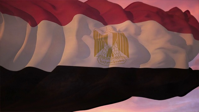 埃及国旗视频素材