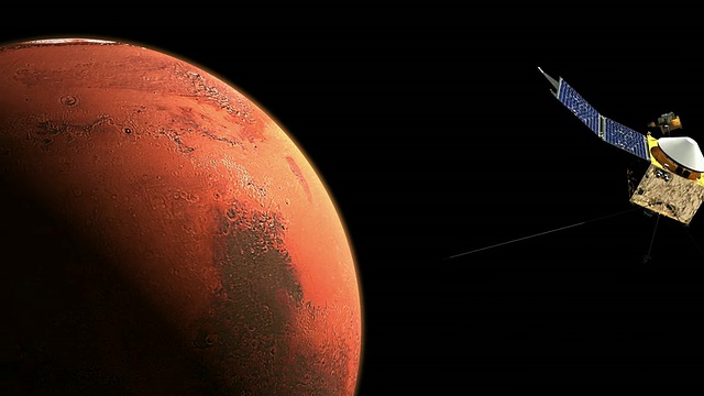 MAVEN飞船进入火星轨道视频下载