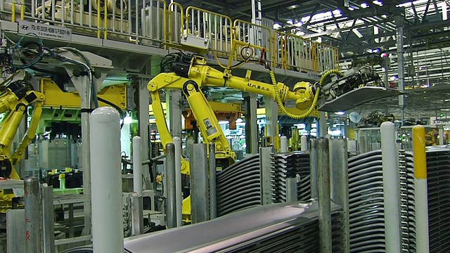 工业机器人视频素材