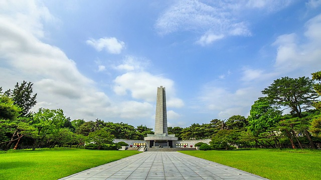 首尔国家公墓的战争纪念馆视频下载