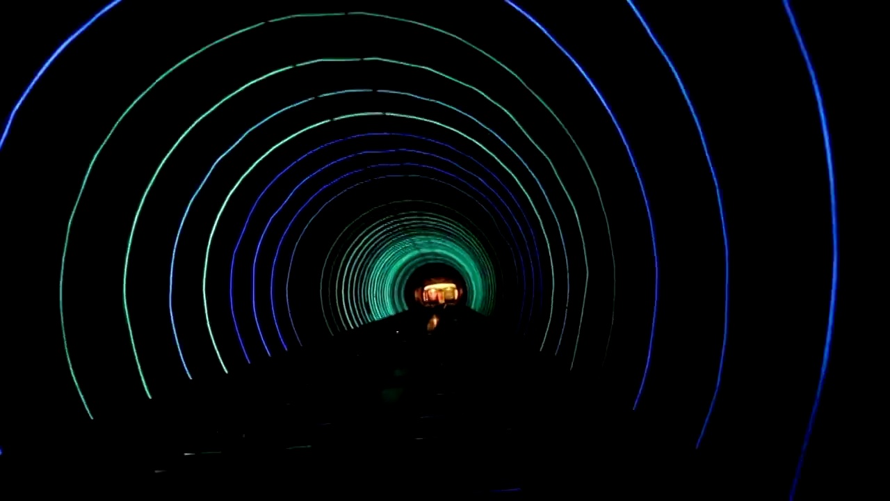 上海外滩隧道视频素材