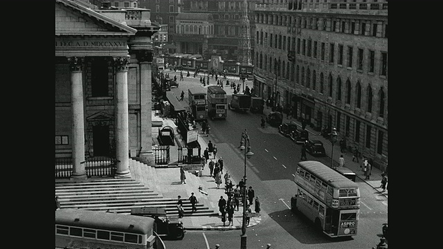 1942年战时的伦敦视频素材