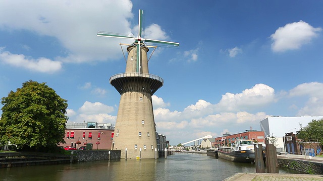 鹿特丹和风车视频下载