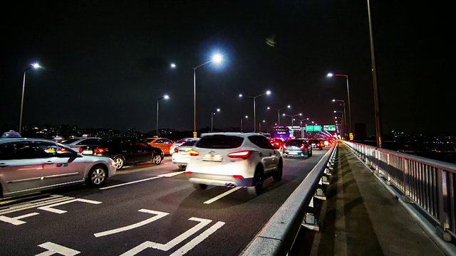 汉江松山大桥北侧景色视频素材