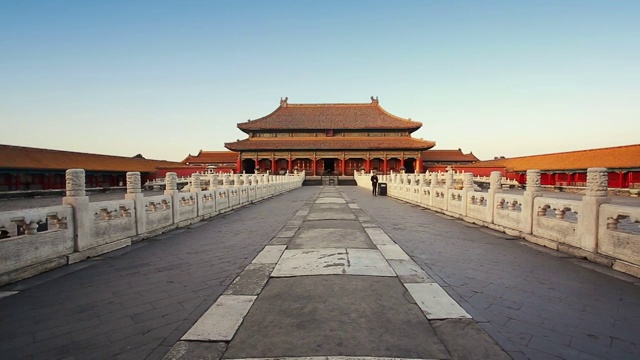 中国北京紫禁城。视频素材