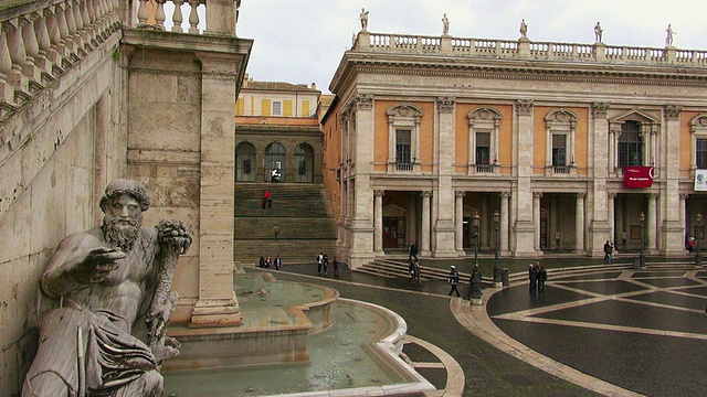 康萨瓦里宫，坎皮多里奥/罗马，拉提姆，意大利视频下载