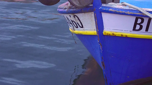 渔船。阿雅克修港口,科西嘉岛视频下载
