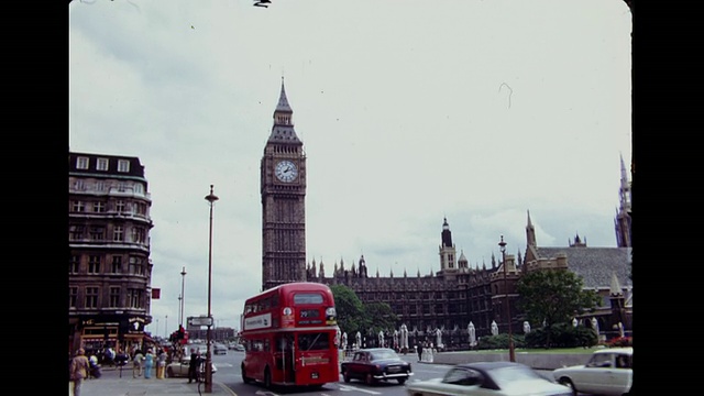 60年代的伦敦——大本钟视频素材
