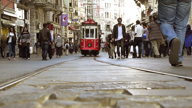 CINEMAGRAPH-Istanbul电车和人群视频下载