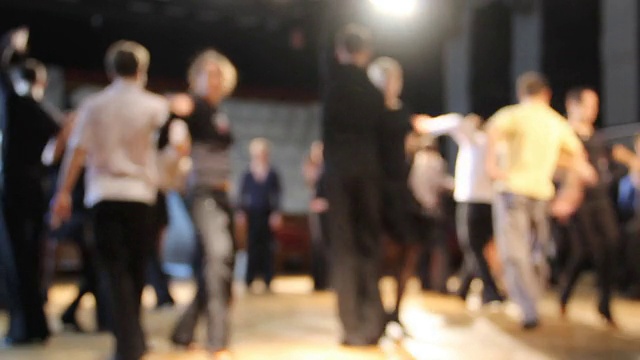 背景-舞蹈学校视频素材