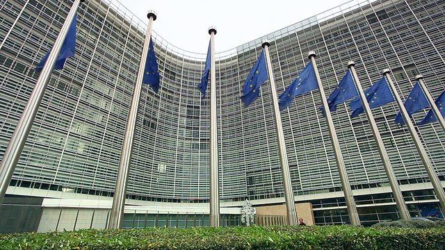 布鲁塞尔的欧洲议会视频下载
