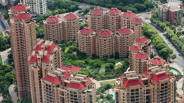 WS HA住宅综合体在上海浦东金融区/中国上海视频下载