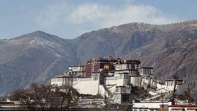 布达拉宫,西藏,中国视频下载