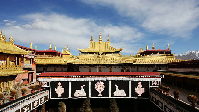 大昭寺,西藏,中国视频素材
