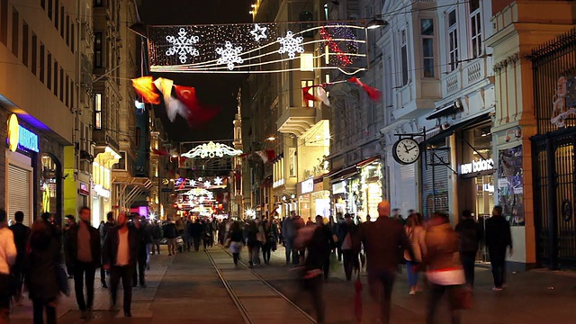 伊斯坦布尔Istiklal街视频下载