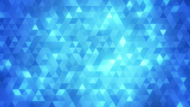 可循环抽象三角形背景蓝色视频素材